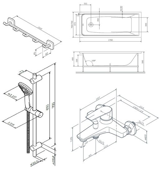 Ванна AM.PM Gem WK90EA фото 4