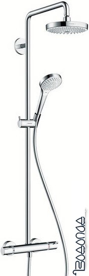 Душевая система Hansgrohe Croma Select S 180 2jet Showerpipe 27254400 фото 1