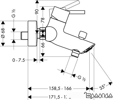 Смеситель Hansgrohe Talis S2 32440000