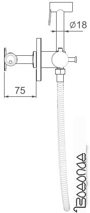 Гигиенический душ Gappo G7290