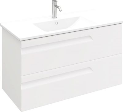 Laparet Тумба под умывальник Atlas 100 (белый матовый)