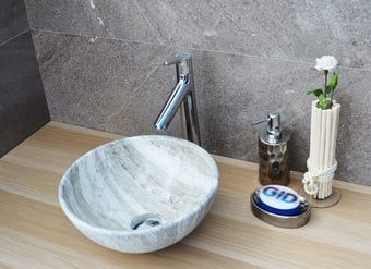 Умывальник Gid MNC487 (серый/белый)