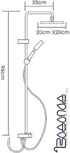 Душевая система FRAP F2405
