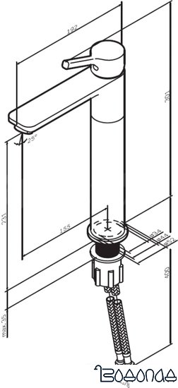 Смеситель AM.PM X-Joy F85A92022 (черный) фото 2