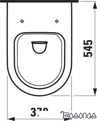 Унитаз Laufen Kartell Rimless 8203360000001