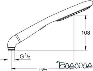 Душевая лейка Grohe Rainshower Eco [27274 000]
