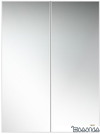 Misty Шкаф с зеркалом Балтика 70 (белый)