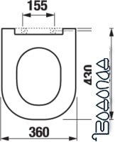 Сиденье для унитаза Jika Mio 917100000631