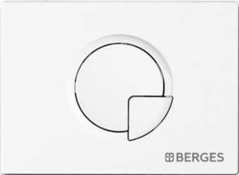 Панель смыва Berges Wasserhaus Novum R4 Soft Touch (белый)