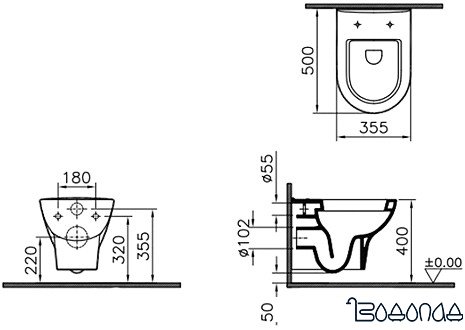 Унитаз Vitra Zentrum [5785B003-0075] фото 3