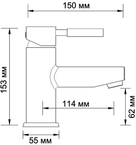 Смеситель Wasserkraft Main 4103
