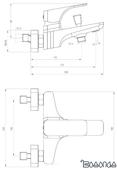 Смеситель Deante Hiacynt Nero BQH N10M