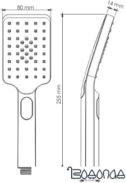 Душевая лейка Wasserkraft A126