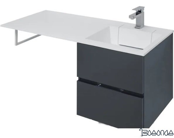 Мебель для ванных комнат Aquanet Тумба под умывальник Алвита 60 183991