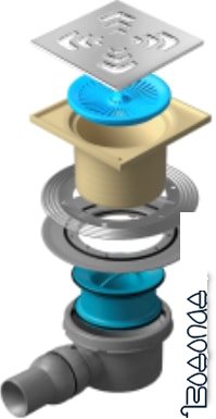 Трап/канал Pestan Confluo Standard Square 1 фото 1