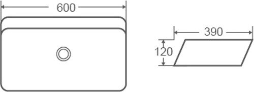 Умывальник CeramaLux 2243
