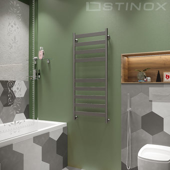 Полотенцесушитель Stinox Napoli 50x120 nap120 Ral 9005