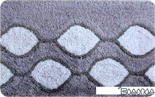 Коврик для ванной IDDIS Curved Lines Grey 401A580I12 80x50