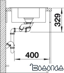 Кухонная мойка Blanco Legra 6S Compact 521304 (белый)