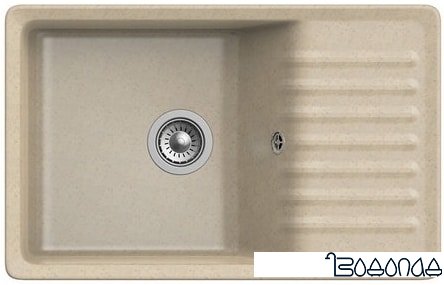 Кухонная мойка GranFest QUARZ GF-ZW73 (бежевый) Кухонная мойка GranFest QUARZ GF-ZW73 (бежевый)