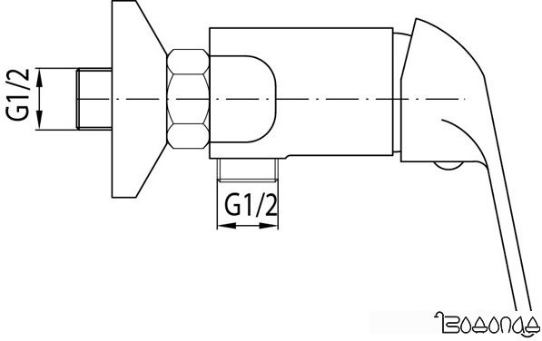 Смеситель Valvex MONA 2453520