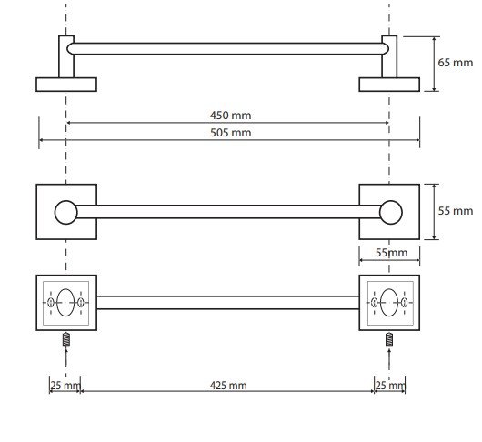 Держатель для полотенца Bemeta Beta 132104022 фото 2