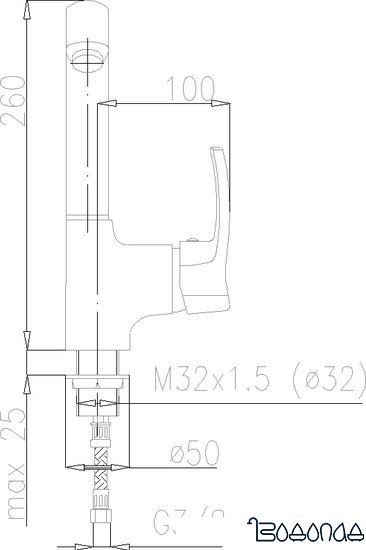 Смеситель Armatura Kwarc 4203-915-00 фото 2