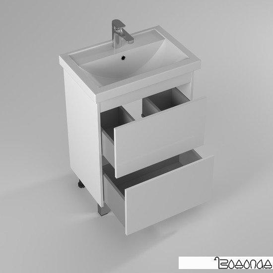 Briz Тумба напольная Риччи 60 с умывальником Фостер