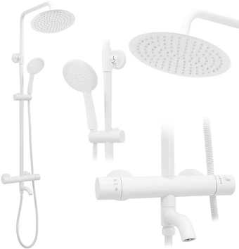 Душевая система Rea Lungo white REA-P6608