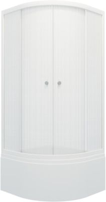 Душевой уголок Triton Стандарт Б1 90x90 (белый лен)
