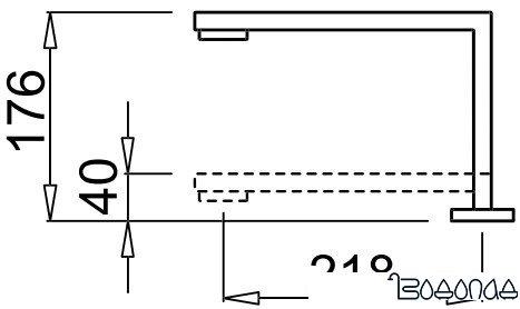 Смеситель Elleci Fusion Plus Cromato