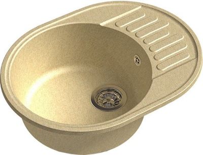 Кухонная мойка GranFest QUARZ Z-58 (бежевый) Кухонная мойка GranFest QUARZ Z-58 (бежевый)