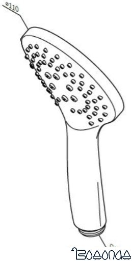 Душевая лейка AM.PM Gem F0290100