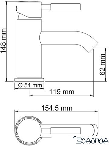 Смеситель Wasserkraft Main 4105