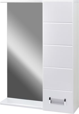 Doratiz Шкаф с зеркалом Вега 50 (правый, белый)