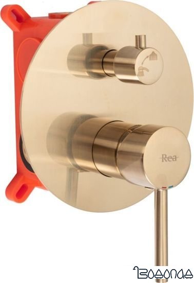 Душевая система Rea Lungo Matt Gold REA-P6609