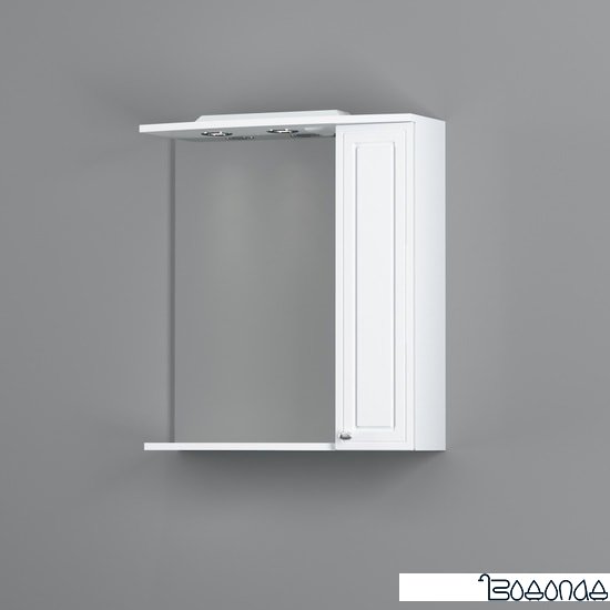 AM.PM Шкаф с зеркалом Palace One 65 M41MPR0651WG (правый,белый глянец) фото 2