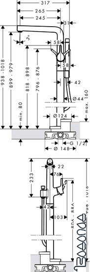 Смеситель Hansgrohe Talis S 72412000 фото 4