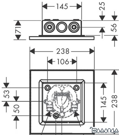 Верхний душ Axor Showersolutions 35313000 фото 2