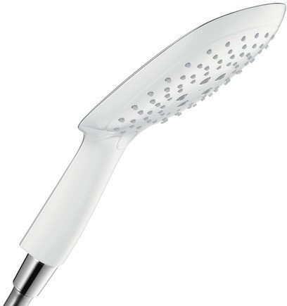 Душевая лейка Hansgrohe PuraVida 150 3jet EcoSmart 28567400 (белый/хром)