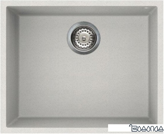 Кухонная мойка Elleci Quadra 105 Undermount Bianco 52