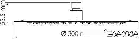 Душевая лейка Wasserkraft A161