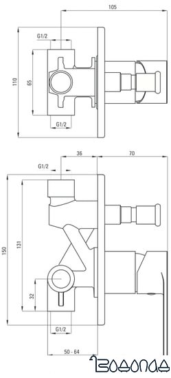 Смеситель Deante Alpinia BGA 044P