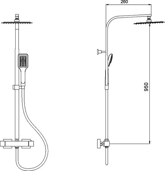 Душевая система RGW SP-22 фото 2