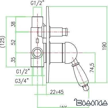 Смеситель Fiore Imperial 83 CR 5134 фото 2