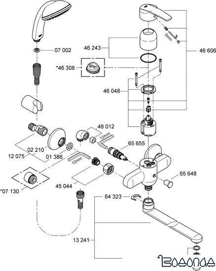 Смеситель Grohe Multiform 32708000