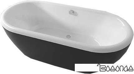 Ванна Riho Dua 180x86 (черный) фото 1