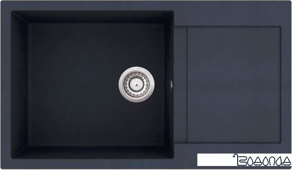 Кухонная мойка Aquasanita Tesa SQT104AW (графит 222) фото 1