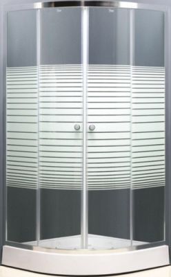 Душевой уголок Coliseum S802D 90x90 (прозрачное стекло с полосками)
