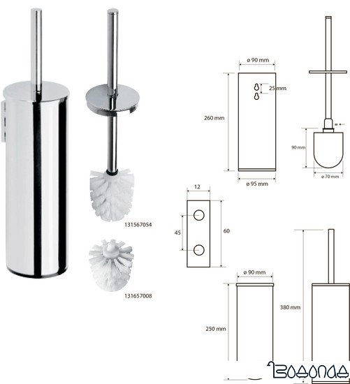 Ершик для унитаза Bemeta Omega 102313067 фото 2